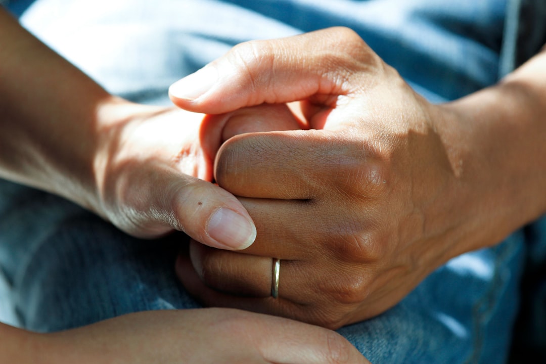 Services Couple Clasping Hands